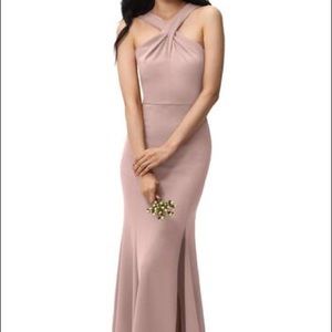 Jenny Yoo Kayleigh Bridesmaid Dress size 4, Whipped Apricot
